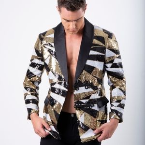 Men Sequins Jacket